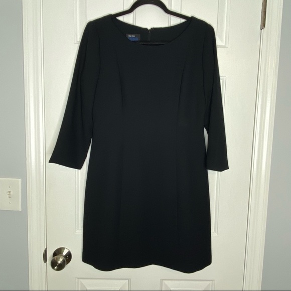 SHIN Choi Coleridge Black Dress 3/4 sleeve Mini, size 8 little black dress lbd - Picture 2 of 8